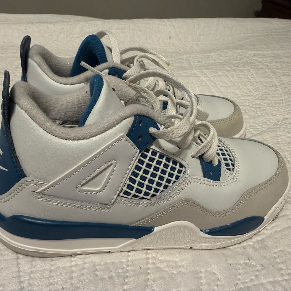 Nike Kids Sneakers White and Blue - Picture 3 of 3